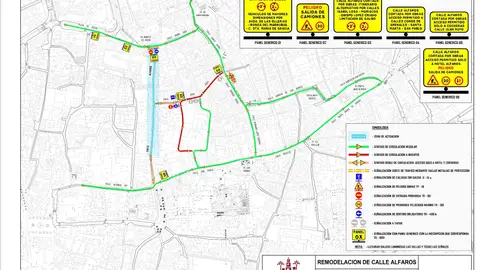 Desde el martes la calle Alfaros se cortará hasta el 8 de noviembre Desde el martes la calle Alfaros se cortará hasta el 8 de noviembre