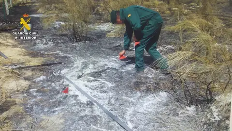 Dos vecinos de Guareña investigados por provocar un incendio por "negligencia" cuando trabajan en una finca de Magacela Dos vecinos de Guareña investigados por provocar un incendio por "negligencia" cuando trabajan en una finca de Magacela