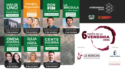 Onda Cero celebra su VI Fiesta de la Vendimia en la DO La Mancha Onda Cero celebra su VI Fiesta de la Vendimia en la DO La Mancha