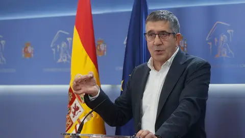 El portavoz del PSOE en el Congreso, Patxi López. Malestar en el PSOE con Sumar por acudir a la toma de posesión de la presidenta de México tras su veto al Rey