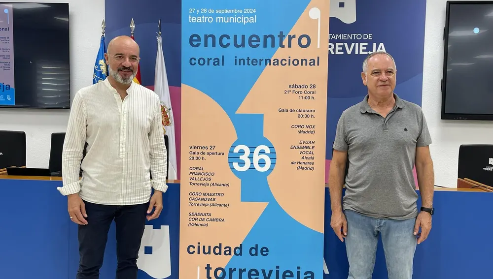 Este viernes comienza el 36º Encuentro Coral Internacional 'Ciudad de Torrevieja' en el Teatro Municipal Este viernes comienza el 36º Encuentro Coral Internacional 'Ciudad de Torrevieja' en el Teatro Municipal