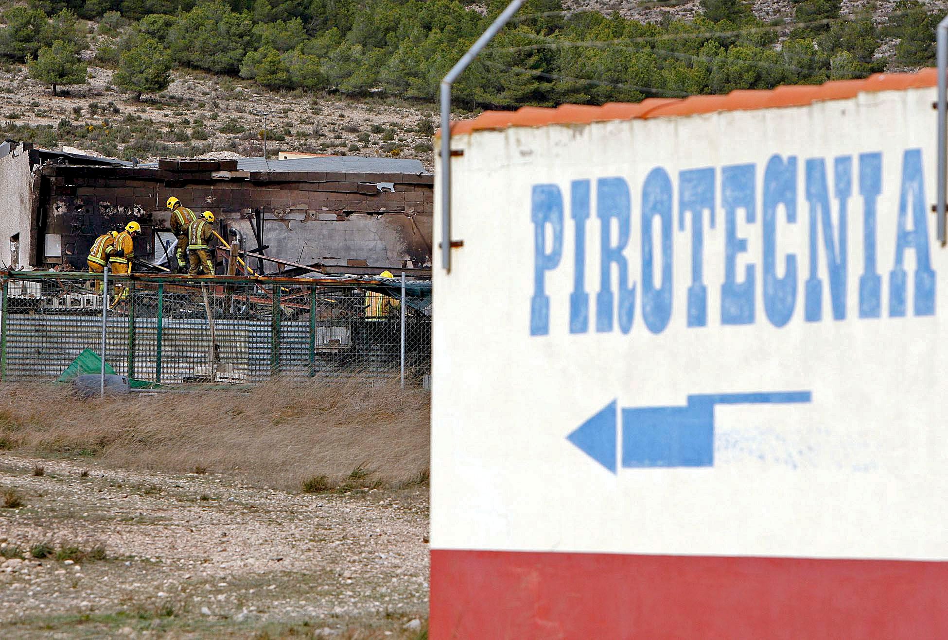 Fallece el herido en la explosión en una pirotecnia de Bèlgida (Valencia) Fallece el herido en la explosión en una pirotecnia de Bèlgida (Valencia)