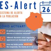 El sistema Es Alert de protección civil se está probando en Canarias