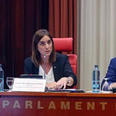 La consellera de Recerca i Universitats, Núria Montserrat, en la seva primera compareixença al Parlament La consellera de Recerca i Universitats, Núria Montserrat, en la seva primera compareixença al Parlament