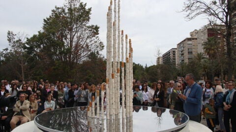 La escultura est&aacute; ubicada en el Parque de Viveros de Val&egrave;ncia