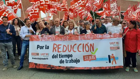 CCOO y UGT en una imagen de archivo CCOO y UGT en una imagen de archivo