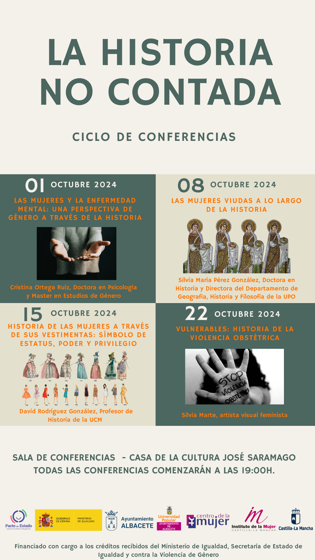 Vuelve el ciclo ‘La Historia no contada’ que recupera el papel de las mujeres en el ámbito cultural y científico Vuelve el ciclo ‘La Historia no contada’ que recupera el papel de las mujeres en el ámbito cultural y científico