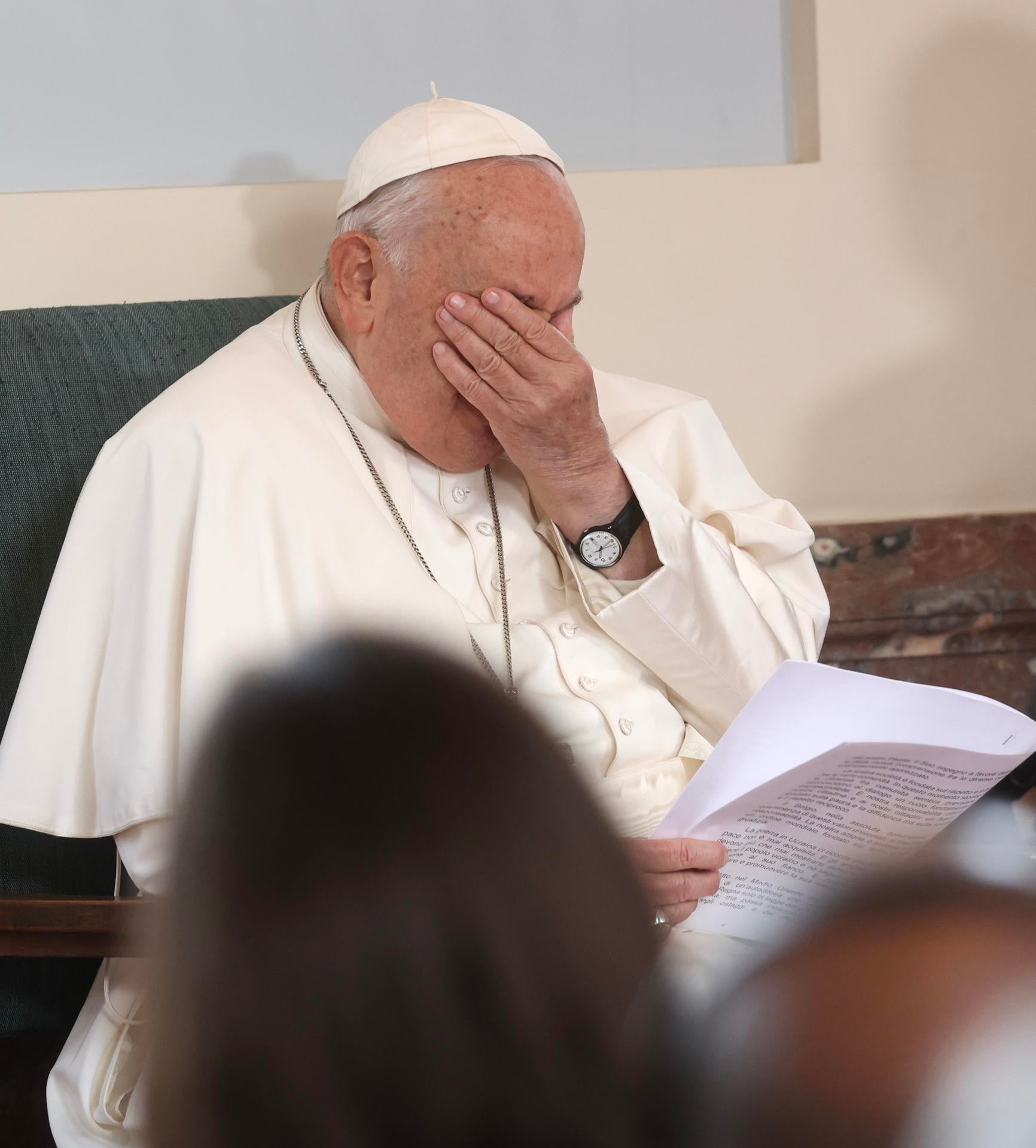 El Papa pide a la Iglesia asumir "la vergüenza de los abusos a menores" en su primer discurso en Bélgica El Papa pide a la Iglesia asumir "la vergüenza de los abusos a menores" en su primer discurso en Bélgica