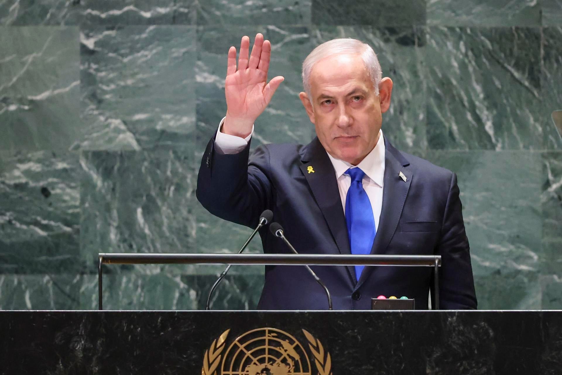 Netanyahu afirma que Israel quiere la paz y apunta a Irán y Hezbolá: "Nos defendemos de un enemigo común" Netanyahu afirma que Israel quiere la paz y apunta a Irán y Hezbolá: "Nos defendemos de un enemigo común"
