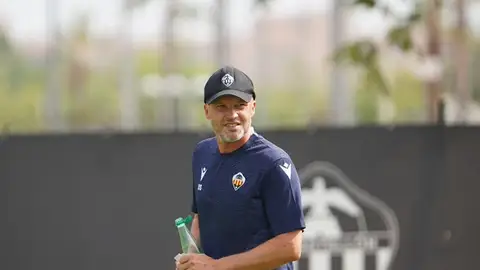 Schreuder durante un entrenamiento Schreuder durante un entrenamiento