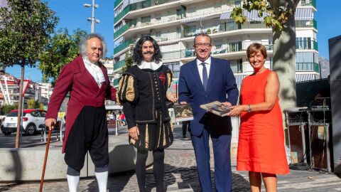 Medio centenar de obras del Prado en la avenida Mediterráneo de Benidorm