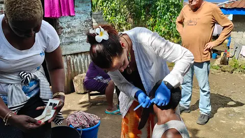 La Universidad Miguel Hernández de Elche reactiva el programa de detección de lepra en Guinea Ecuatorial. La Universidad Miguel Hernández de Elche reactiva el programa de detección de lepra en Guinea Ecuatorial.