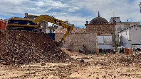 Obra en Las Concepcionistas, M&eacute;rida.