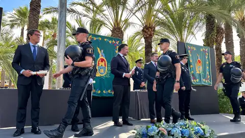Acto en Elche del Patrón de la Policía Local en 2024. Acto en Elche del Patrón de la Policía Local en 2024.
