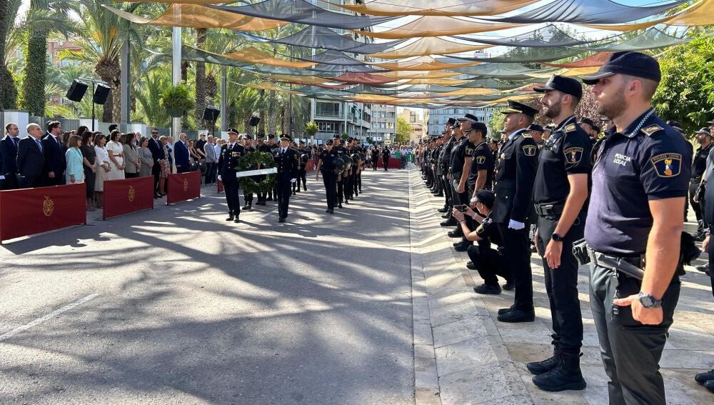 Acto en Elche del Patrón de la Policía Local en 2024.
