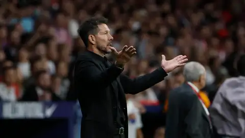 El entrenador del Atlético, Diego Simeone El entrenador del Atlético, Diego Simeone