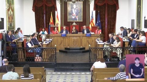 Pleno municipal del mes de septiembre del Ayuntamiento de Elche. 