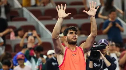 Carlos Alcaraz en Pekín Carlos Alcaraz en Pekín