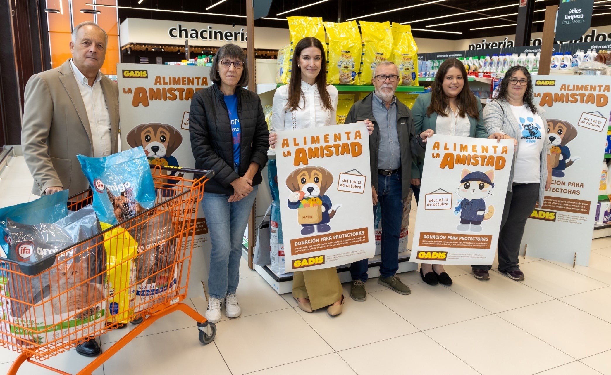 Gadis lanza a 6ª campaña "alimenta la amistad" a favor de 72 protectoras de animais Gadis lanza a 6ª campaña "alimenta la amistad" a favor de 72 protectoras de animais
