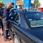 Rescate de menor en Finestrat por los bomberos Rescate de menor en Finestrat por los bomberos