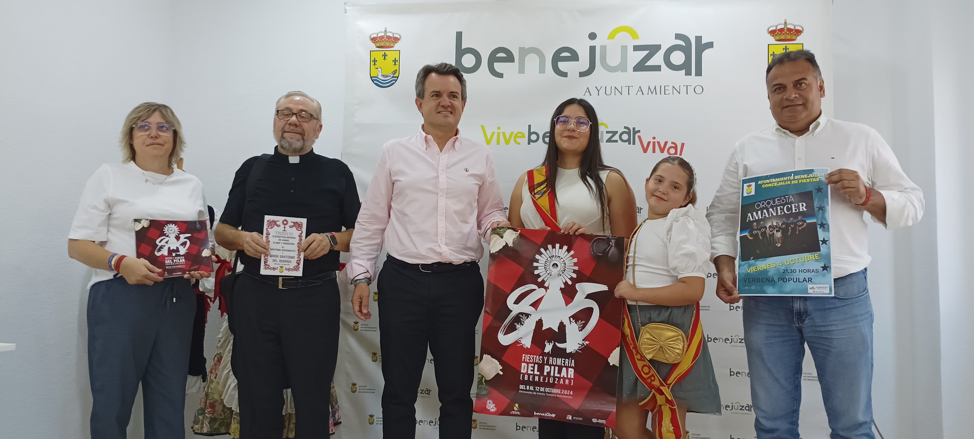 Benejúzar presenta la programación de actos de las Fiestas de La Pilarica para conmemorar el 85 aniversario Benejúzar presenta la programación de actos de las Fiestas de La Pilarica para conmemorar el 85 aniversario