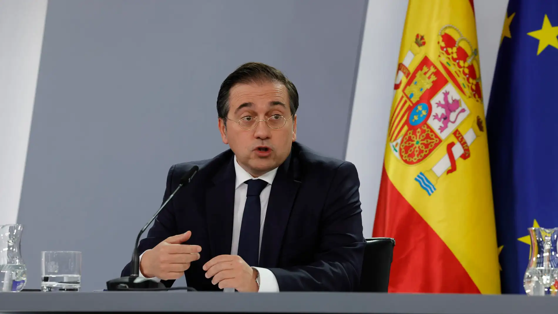 El ministro de Asuntos Exteriores. José Manuel Albares El ministro de Asuntos Exteriores. José Manuel Albares