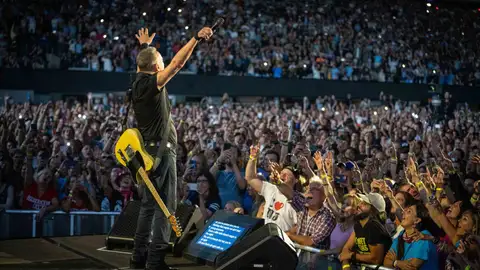 Bruce Springsteen en uno de sus últimos conciertos Bruce Springsteen en uno de sus últimos conciertos