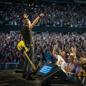 Bruce Springsteen en uno de sus últimos conciertos Bruce Springsteen en uno de sus últimos conciertos