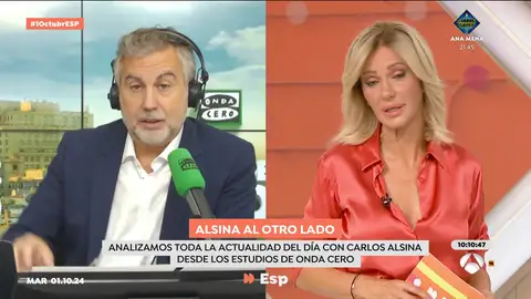 Alsina: sobre el caso Begoña Gómez: "Si tu voluntad es colaborar con la justicia, a la vez no se puede decir que hay un juez con el que no se debe colaborar" Alsina: sobre el caso Begoña Gómez: "Si tu voluntad es colaborar con la justicia, a la vez no se puede decir que hay un juez con el que no se debe colaborar"