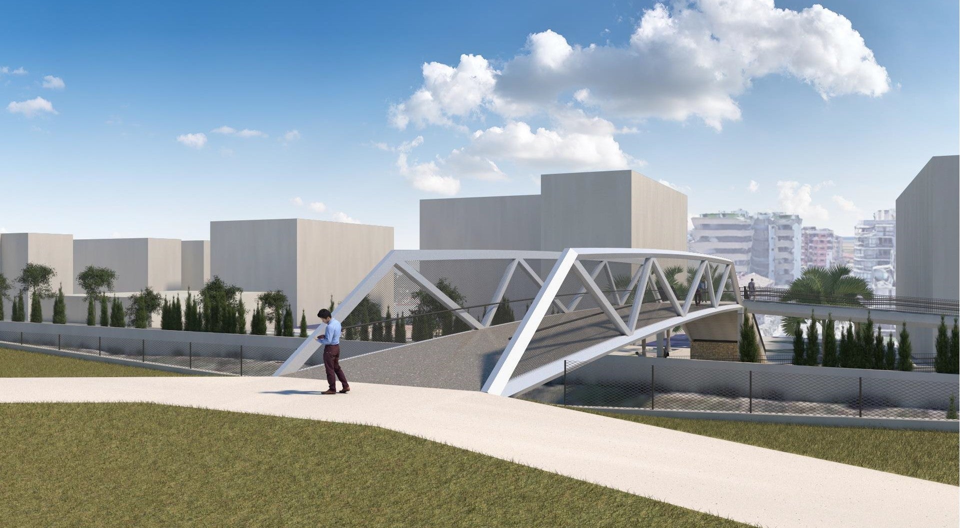 La pasarela peatonal en Altabix-Universidad de Elche será una realidad en un año La pasarela peatonal en Altabix-Universidad de Elche será una realidad en un año