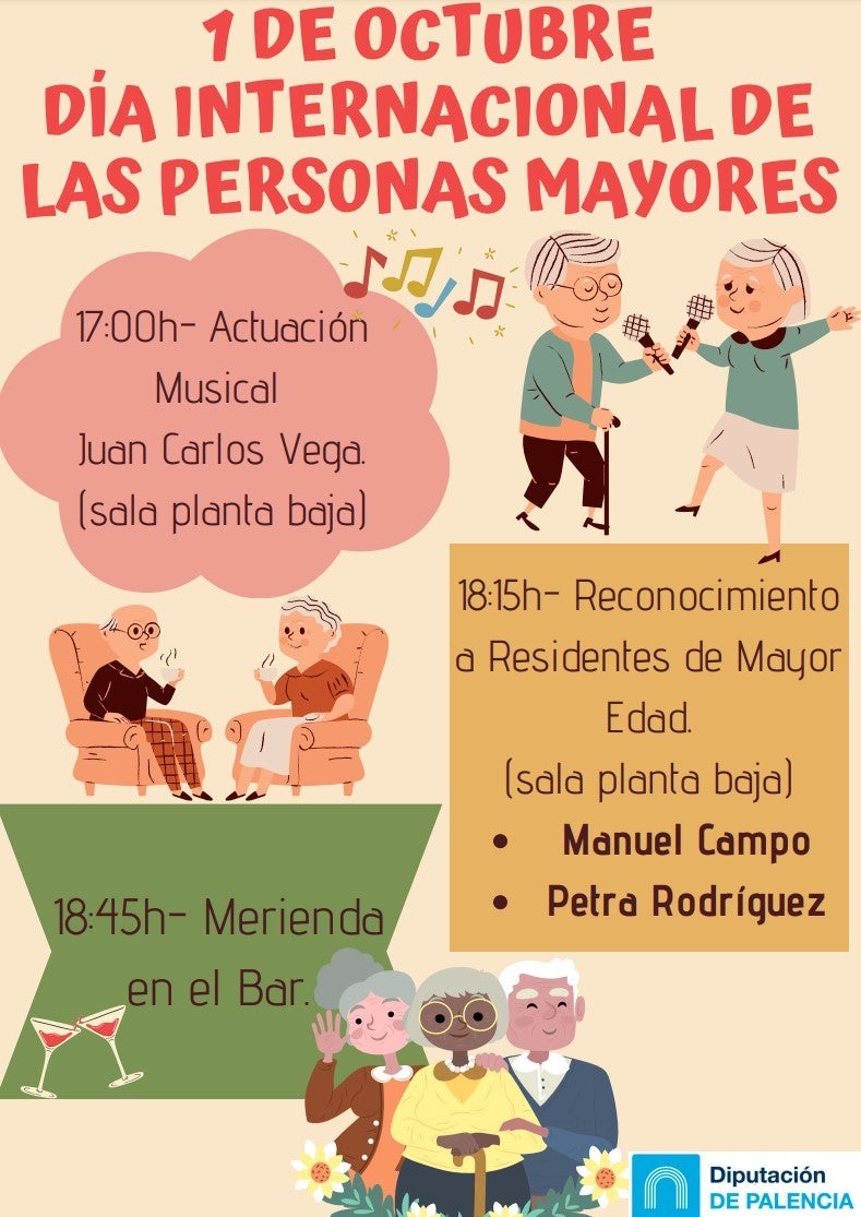 La Diputación de Palencia conmemora el Día Internacional de las Personas Mayores con actividades en la Residencia San Telmo La Diputación de Palencia conmemora el Día Internacional de las Personas Mayores con actividades en la Residencia San Telmo