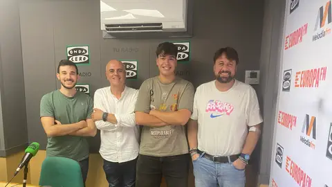 Felipe Canals, Miguel Santiago Rico, Alejandro Ruiz y Óscar Manteca. Felipe Canals, Miguel Santiago Rico, Alejandro Ruiz y Óscar Manteca.