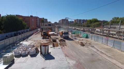 Obras en la estaci&oacute;n central de tren de Alcal&aacute; de Henares