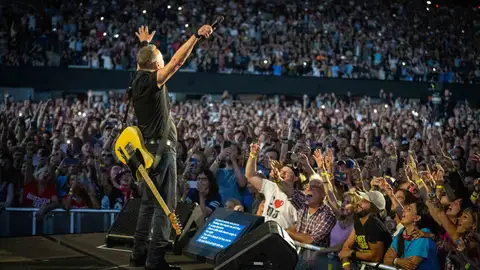 Bruce Springsteen en uno de sus últimos conciertos Bruce Springsteen en uno de sus últimos conciertos