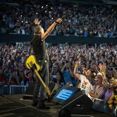 Bruce Springsteen en uno de sus últimos conciertos Bruce Springsteen en uno de sus últimos conciertos