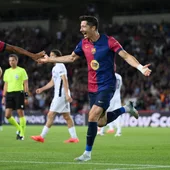 Lamine Yamal y Lewandowski celebran uno de los goles ante el Young Boys Lamine Yamal y Lewandowski celebran uno de los goles ante el Young Boys
