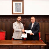 Firma del preacuerdo de hermanamiento entre Sagunto y Drohobych (Ucrania)