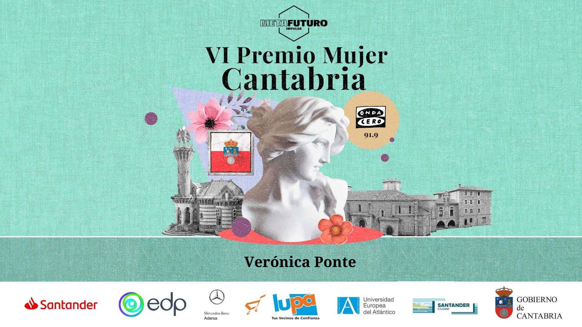 Verónica Ponte, candidata al VI Premio Mujer Cantabria Verónica Ponte, candidata al VI Premio Mujer Cantabria