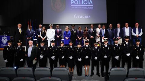La Polic&iacute;a Nacional celebra en Gij&oacute;n su festividad