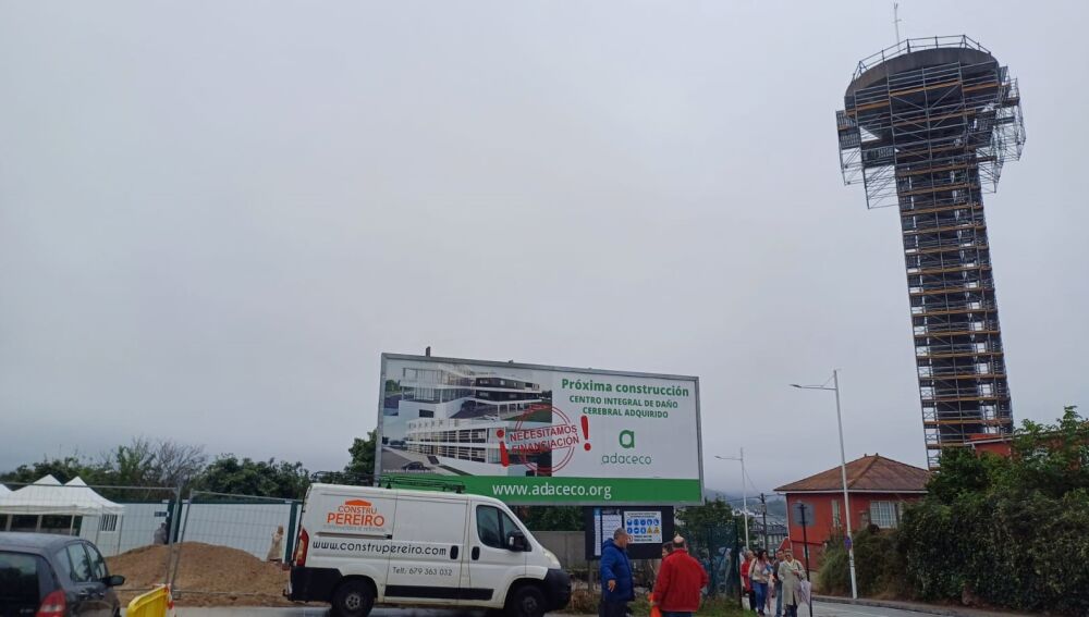 Solar donado por el Concello a Adaceco en Eirís