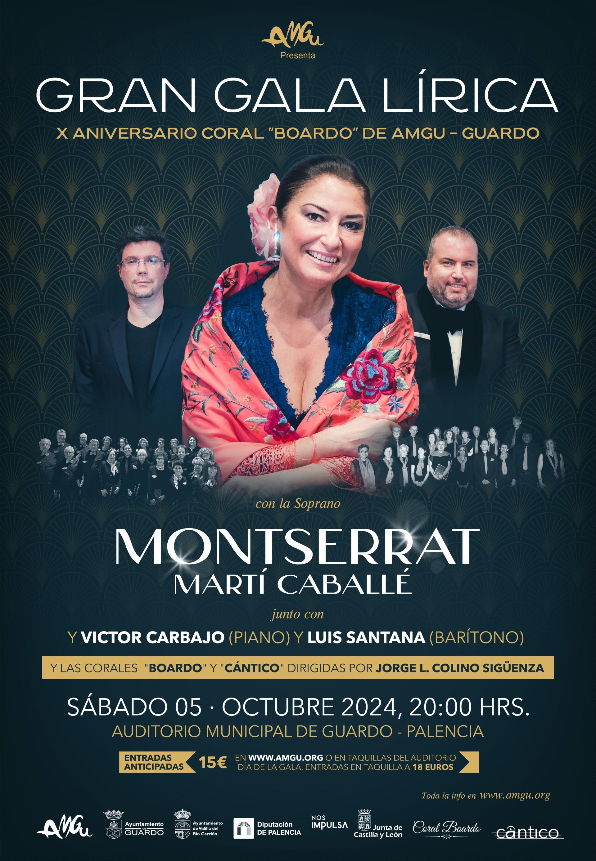 Montserrat Martí Caballé, madrina de la Coral Boardo en su décimo aniversario Montserrat Martí Caballé, madrina de la Coral Boardo en su décimo aniversario