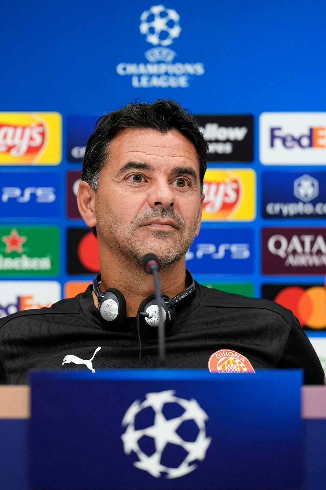 Míchel: "Es un sueño jugar 'Champions' en Montilivi y el guión es disfrutar" Míchel: "Es un sueño jugar 'Champions' en Montilivi y el guión es disfrutar"