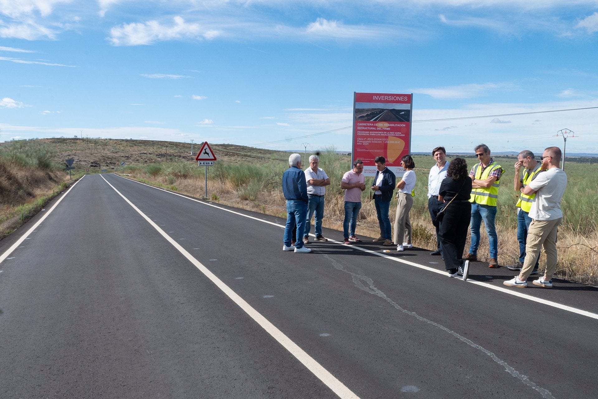 Concluyen las obras de mejora de la carretera CC-326, que une Talaván con la capital cacereña Concluyen las obras de mejora de la carretera CC-326, que une Talaván con la capital cacereña