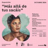 Cartel de la exposición de Paloma Albarrán