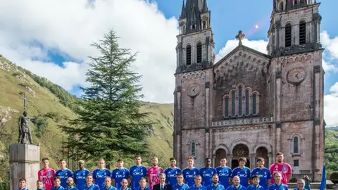 3-10-2024 Foto oficial del Oviedo en Covadonga 3-10-2024 Foto oficial del Oviedo en Covadonga