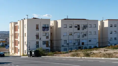 Grupo de edificios de Monforte del Cid en el que se va a actuar. Grupo de edificios de Monforte del Cid en el que se va a actuar.