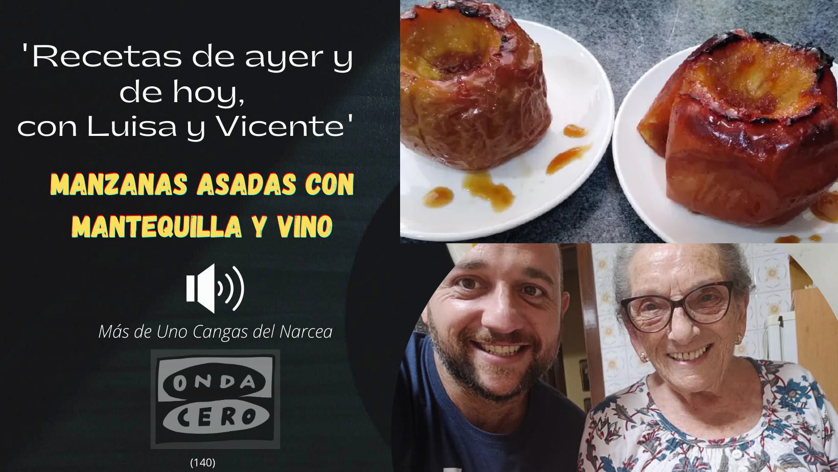 Manzanas asadas con mantequilla y vino Manzanas asadas con mantequilla y vino