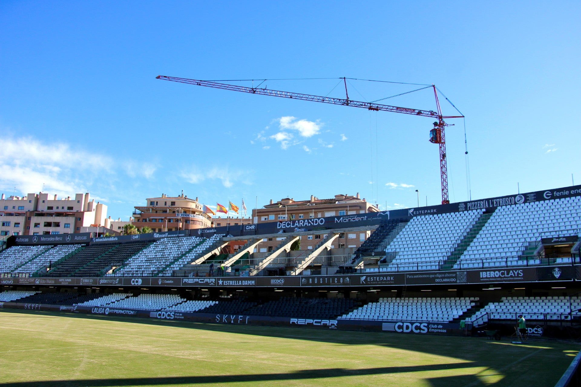 Las obras de mejora de la grada de preferencia del SkyFi Castalia estarán finalizadas en Navidad Las obras de mejora de la grada de preferencia del SkyFi Castalia estarán finalizadas en Navidad