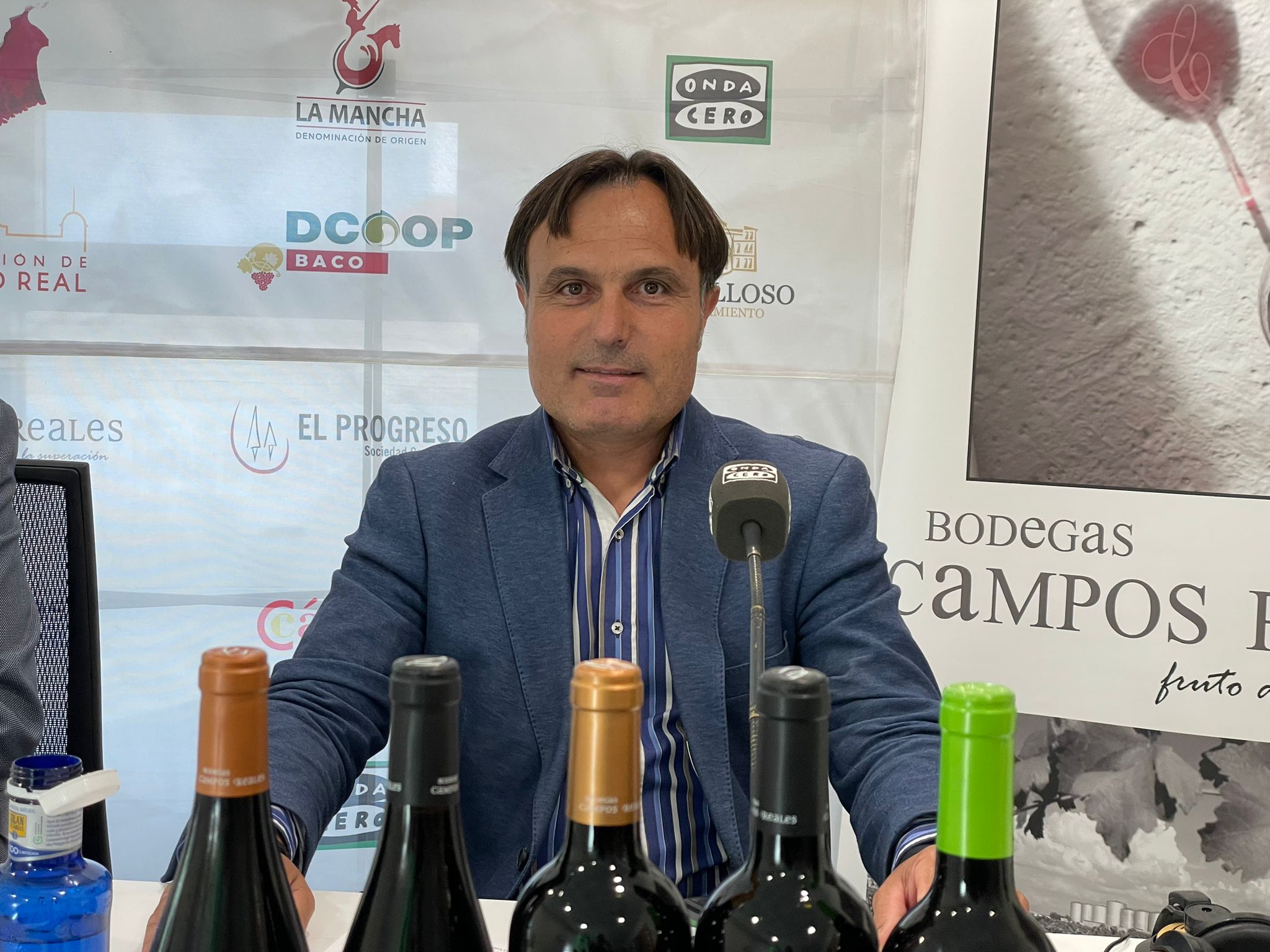Carlos David Bonilla, presidente de la DO La Mancha: "Está siendo una buena vendimia" Carlos David Bonilla, presidente de la DO La Mancha: "Está siendo una buena vendimia"