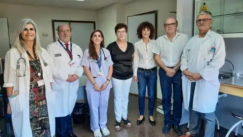 El equipo de la unidad de tratamiento de hipertensión pulmonar El equipo de la unidad de tratamiento de hipertensión pulmonar